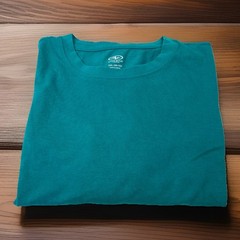 Athletic Works Men’s 2XL XXL Solid Teal Short Sleeve Crew Neck T Shirt