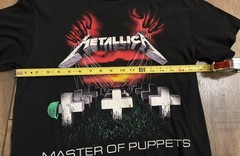 Master of puppets Metallica T-shirt men’s small medium double-sided