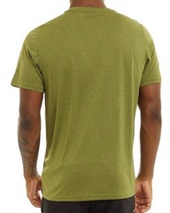 PUMA | Mens Olive Green Heather Performance Short Sleeve T Shirt | Size Small