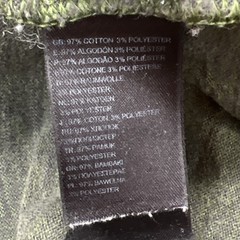 The North Face Shirt Mens Large Green Pullover Cotton Blend Thick Cotton B170