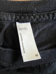 Vintage American Apparel T-Shirt Men Size Medium 100% Combed Cotton