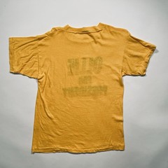 Vintage 1970s “Ollie for President” T-Shirt Single Stitch USA Yellow Size L