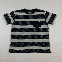 Ecko Unltd T Shirt Mens L Black White Polka Dot Cotton Straight Hem Short Sleeve