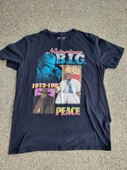 Biggie Smalls The Notorious B.I.G. Men’s T-Shirt Rest In Peace Rap Tee Large