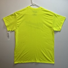 Milwaukee Neon T-Shirt (New Condition) M18 Battery Heavy Duty Power Tools Tee