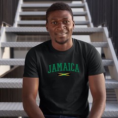 Jamaica T Shirt For Men shirt Country Sports Event Him Jamaican Athletic Supp…