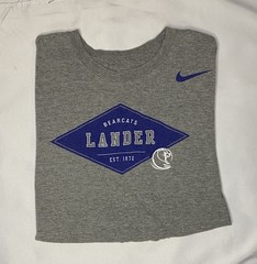 Nike T-shirt Men Bearcat Lander Gray And Blue Size M