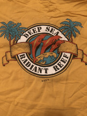 Mexx Emmanuelle Surf Beach Skate shirt VTG, Small 80s 36/S