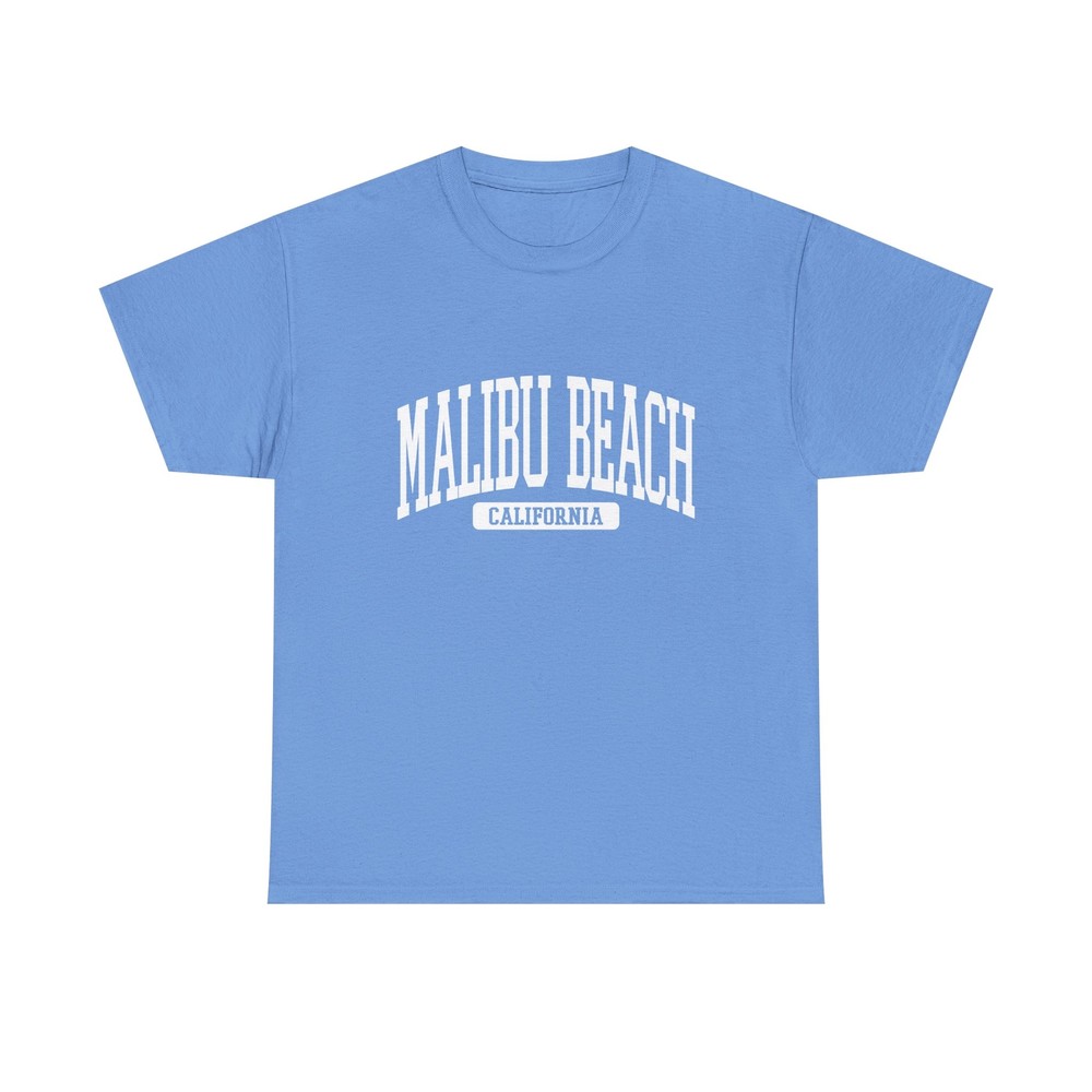 Malibu Beach California Souvenir Beach, Retro, Minimalist T-Shirt