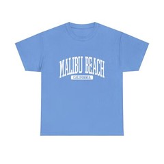 Malibu Beach California Souvenir Beach, Retro, Minimalist T-Shirt
