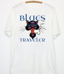 Hot Trend1 Blues Traveler White Cotton Shirt Full size S-5XL L535