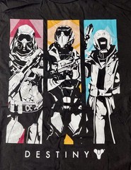 Destiny Bungie Loot Classes Tee T-shirt Size XL NEW USA Titan Warlock Hunter D2