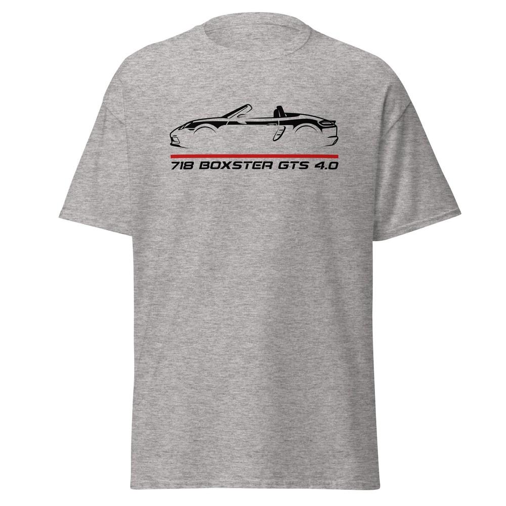 718 Boxster GTS 4.0 Mid-Engine Roadster Graphic T-Shirt Gift