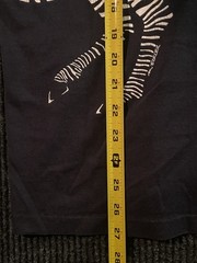 Vintage 1981 The National Zoo Zebra Wraparound T Shirt Size Medium/Large