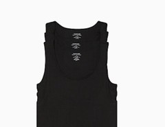 3 CALVIN KLEIN BIG&TALL 2XL 3XL 4XL 5XL COTTON WHITE BLACK RIBBED TANK T-SHIRTS