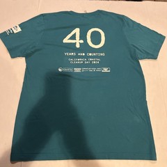 Santa Monica ‘Heal the Bay’ 40 Years California Coastal Cleanup Day Shirt XL Vtg