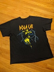 Official Doja Cat Men’s Music Black Graphic T-shirt sz M