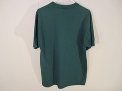 Vintage Russell Athletic Blank Green T Shirt Tag Size XL Made in USA