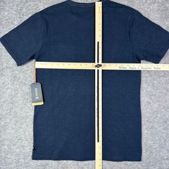 Roark Shirt Mens Small Blue Midweight Organic Cotton Sustainable Pocket Surf T