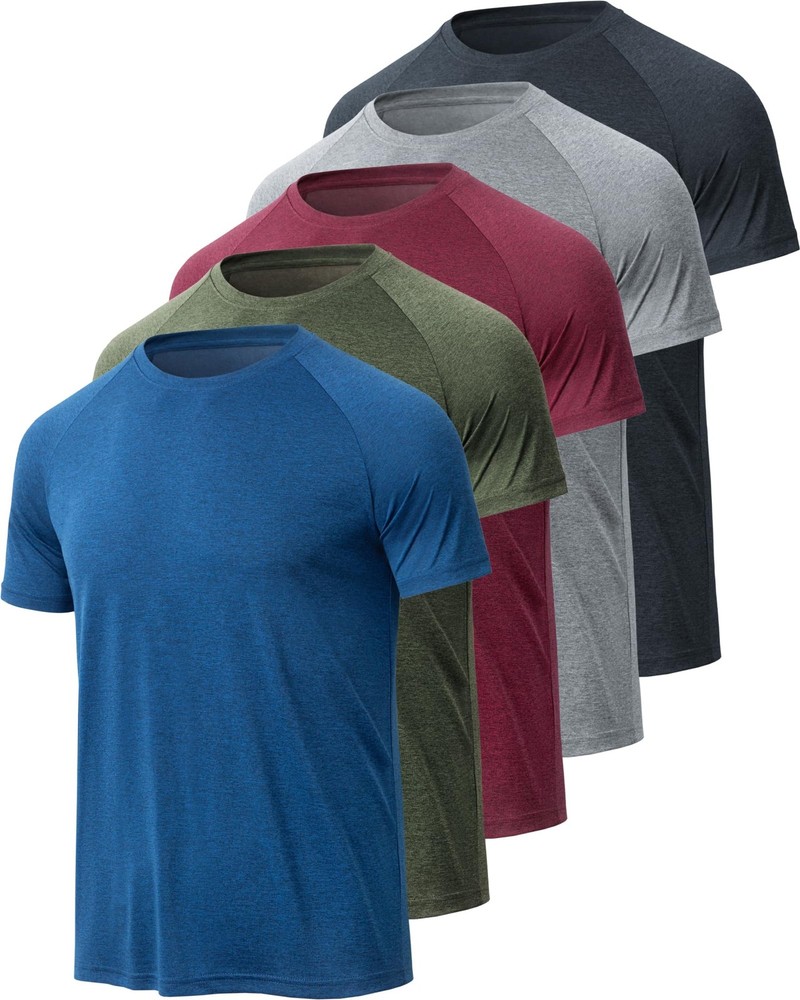 T Shirts for Men Pack Mens T Shirts Quick Dry Tshirts Shirts for Men Mens Shi…