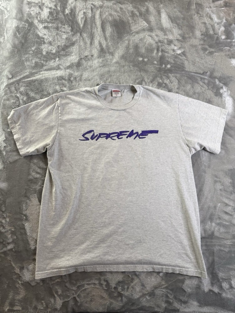Supreme Futura Logo Justice For All Tee Tshirt M Ash Gray Streetwear