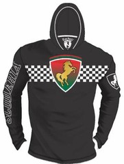 Men’s cotton long sleeve t shirt hooded,slim fit,stretch S M L….A16.