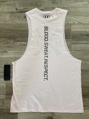 UNDER ARMOUR PROJECT ROCK BSR BLOOD SWEAT RESPECT DWAYNE JOHNSON TANK TOP sz XXL