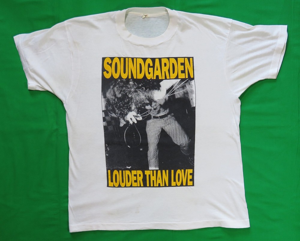 Soundgarden Vintage T Shirt 1980’s Louder Than Love LP Cover Seattle Grunge 1989
