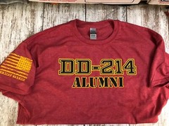DD-214 Alumni Military T-shirt. Perfect For Marines, Army, Navy, Air-force 823