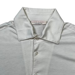 Luca Faloni Silk Cotton Blend Polo Shirt Size XS 20″x27″ Made In Italy
