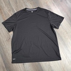 Athletic Works Men XL Black DriWorks Performance T-Shirt Short Sleeve Activewear