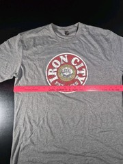 Mens Large Iron City Beer Tshirt Delta Apparel Gray With Logo. Soft Material