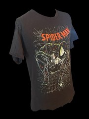 Spider-Man Symbiote Black Suit Comic Graphic Men’s Medium T-Shirt