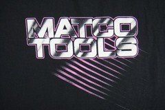 Matco Tools Shirt Mens M Black Graphic Tee Double Sided Gildan Cotton