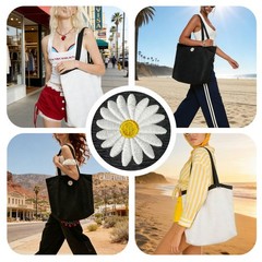 Summer Tote Bag for Women, Soft Cute Beach Tote Bag with Shoulder Strap, Ligh…