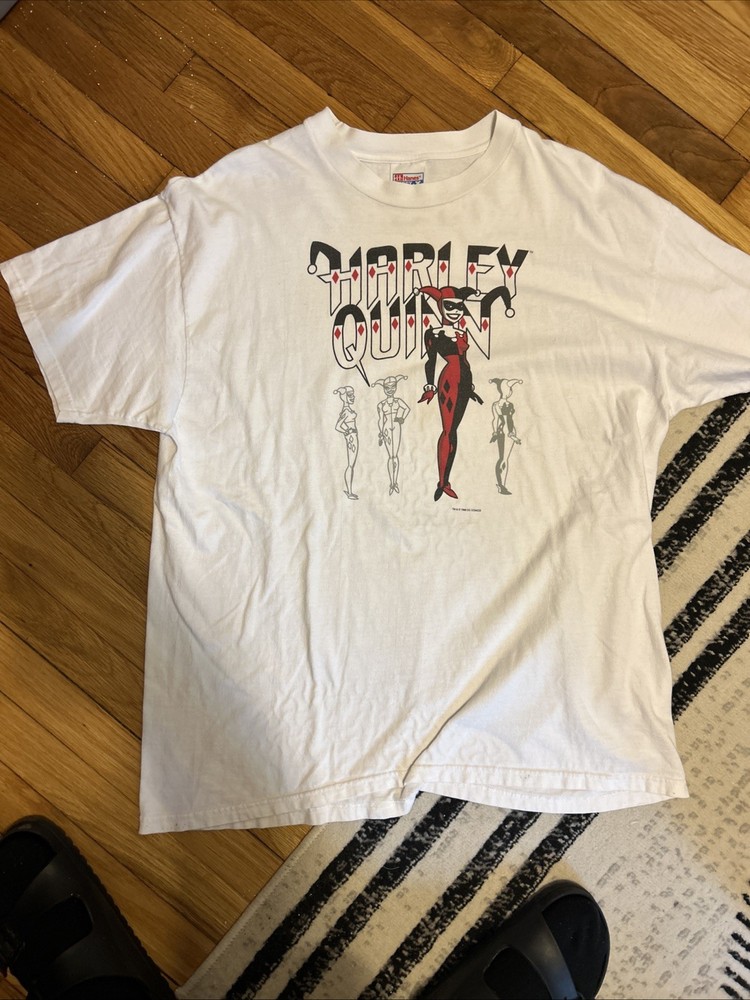 Harley Quinn Graphitti Designs T-Shirt 1998 Vintage Size XL DC Comics
