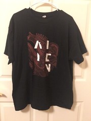 Alien Black T-shirt Sz XL XG TG