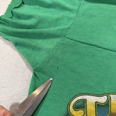 Vintage 80s Paper Thin Trucker T Shirt Green Sz M Rig USA Trucking Tee