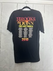 Brooks & Dunn The Last Rodeo 2010 Farewell Tour Concert T-Shirt