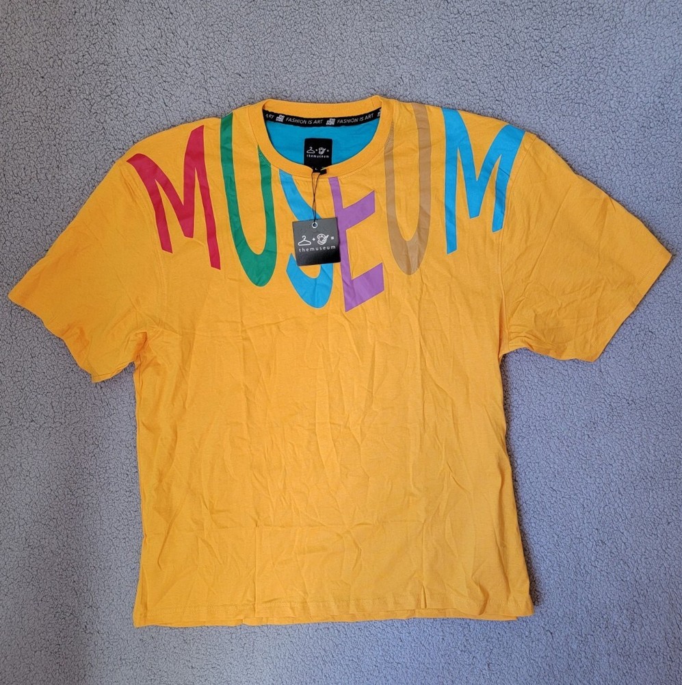 NOS The Museum – Fashion is Art Graphic Print Tee T Shirt Size L Original Tag