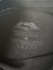 Batman vs Superman T Shirt Medium DC Comics Dawn of Justice Movie Logo