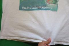 1980’s Vintage T Shirt 1989 Bay Area World Series Giants A’s Stedman *Heavy Use*