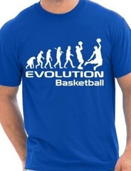 Evolution of Basketball Sport Mens T-Shirt Size S-XXL