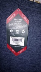 Free Country Brushed Crew Men’s Size XXL Blue Marled MSRP $45 NWT Brand New
