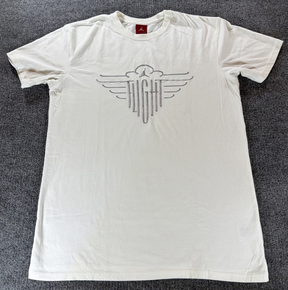 Jordan Jumpman Flight Embroidered Logo Short Sleeve T Shirt Men’s L