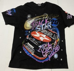 Vtg 90s Ricky Rudd Nascar Track Star All Over Print XL Chase -Small Spots Pic #4