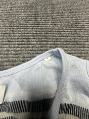 Saturdays New York City Tank Top Mens Small Sky Blue Stripe Nick S Lightweight