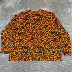 Alaskan Hardgear Duluth Trading Co Mens XL Tall Orange Camo Long Sleeve Shirt