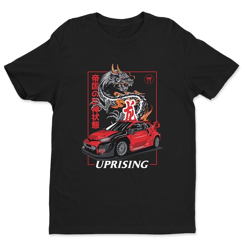 Toyota GR Yaris WRC Rally Car T-Shirt | JDM Shirt, Car Enthusiast Tee, Rally Shi