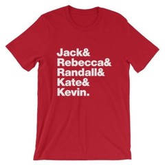 This Is Us T-Shirt. Black, White, Gray or Red Soft Cotton TV Show Tee.